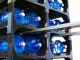 Перемещение 19 литровых бутылей на поддонах